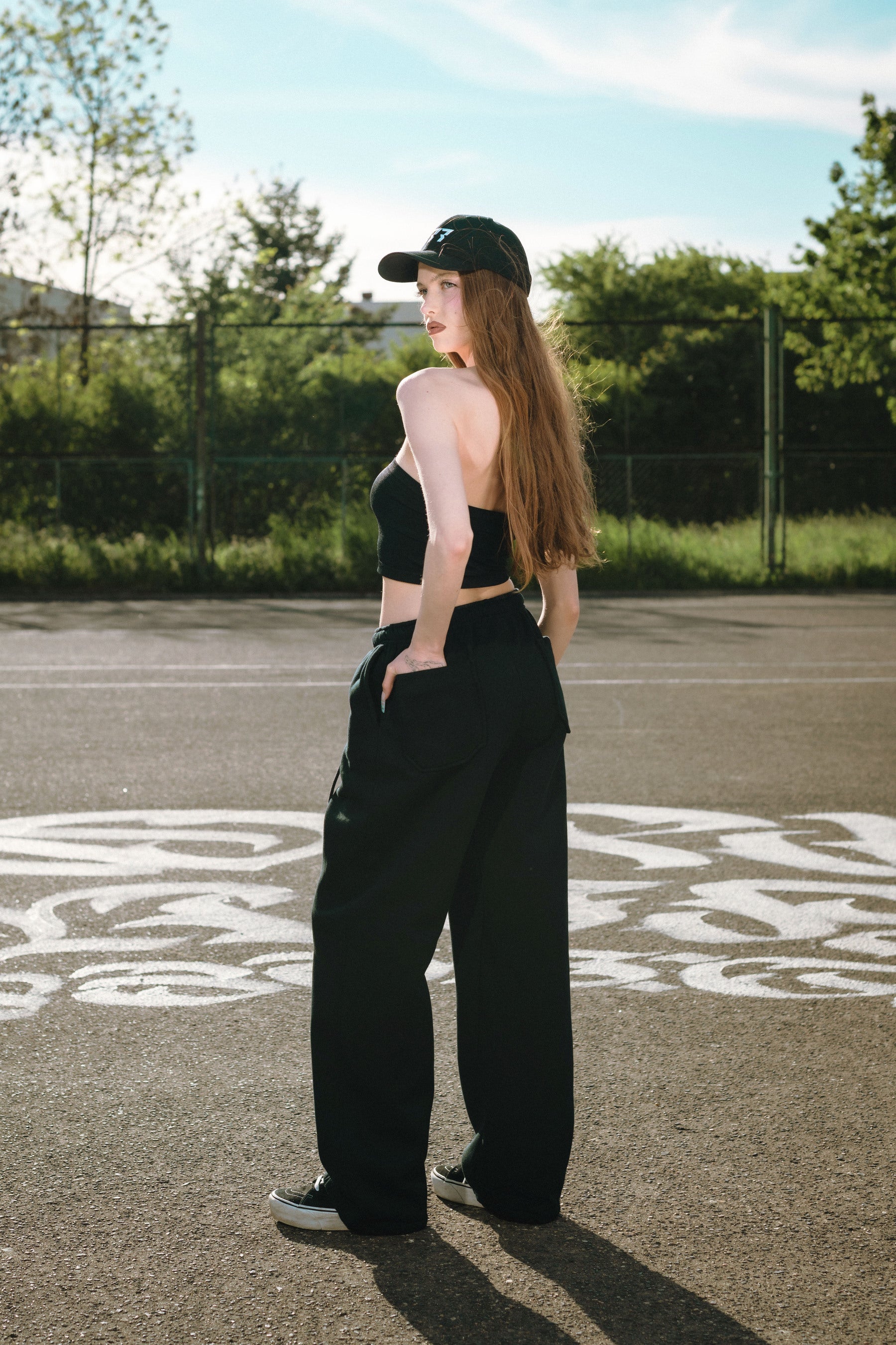 Spodnie dresowe custom oversize