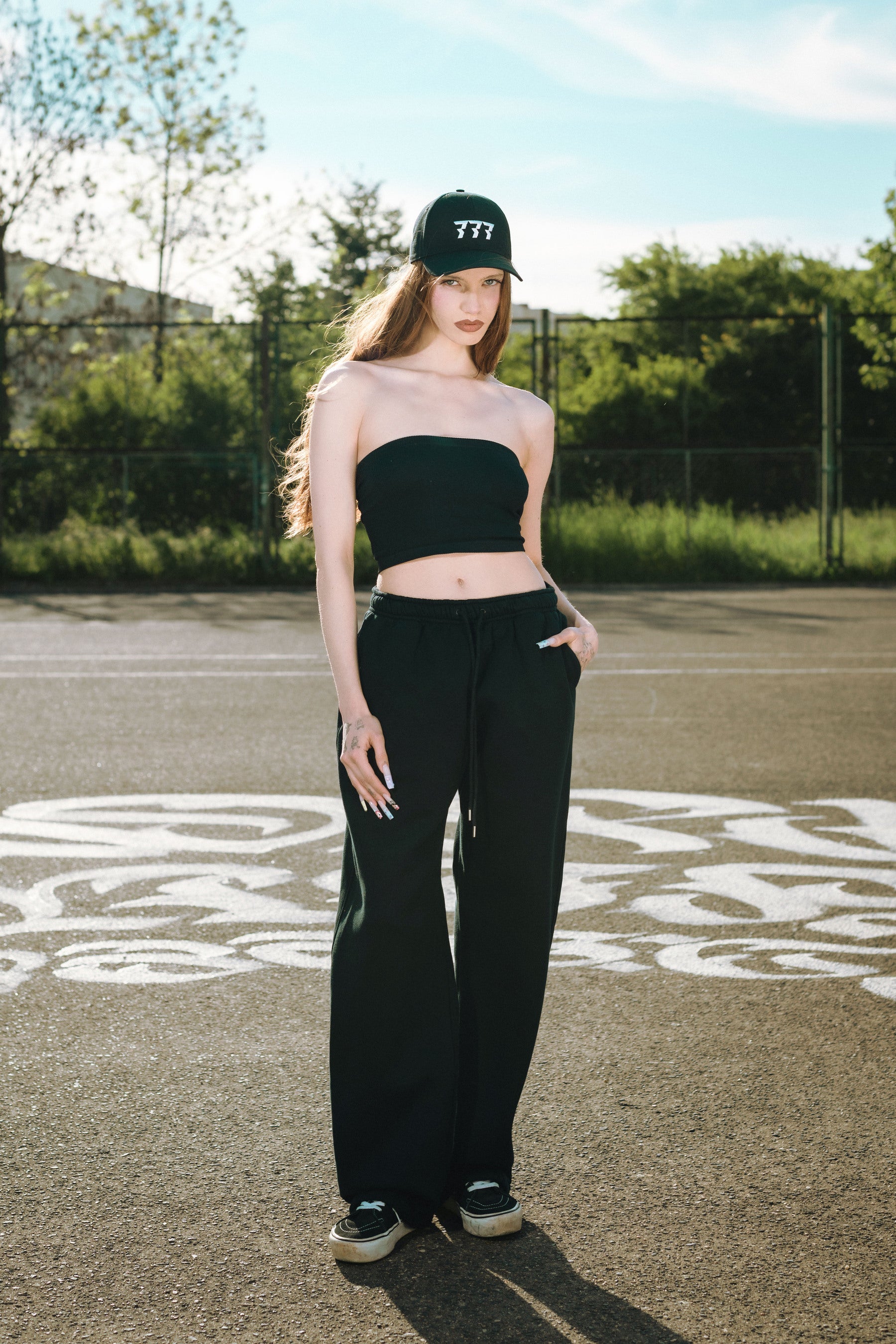 Spodnie dresowe custom oversize