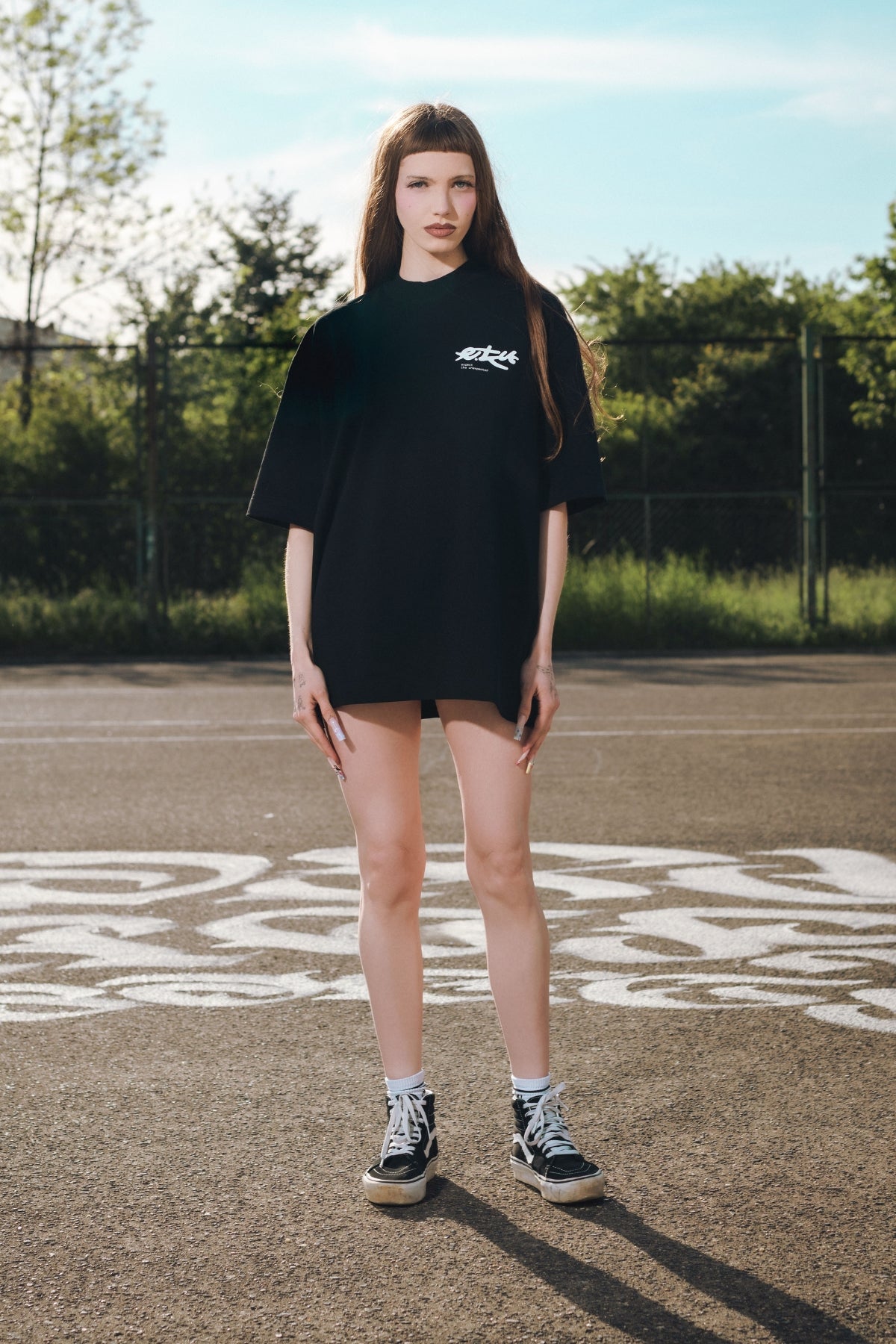 T-shirt expect czarny
