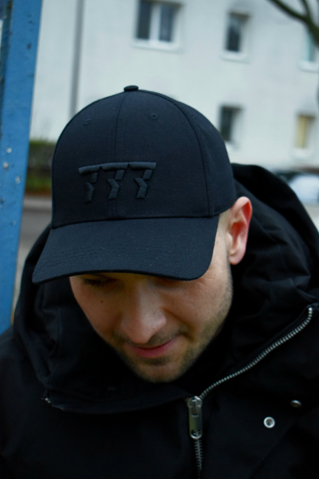 777 cap black 3d